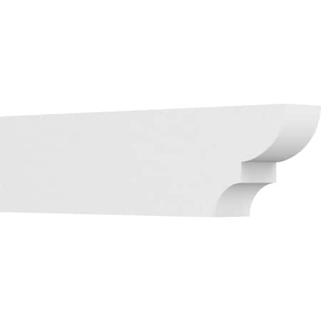 Ekena Millwork Standard Ridgewood Architectural Grade PVC Rafter Tail, 4"W X 8"H X 30"L RFTP04X08X30RID